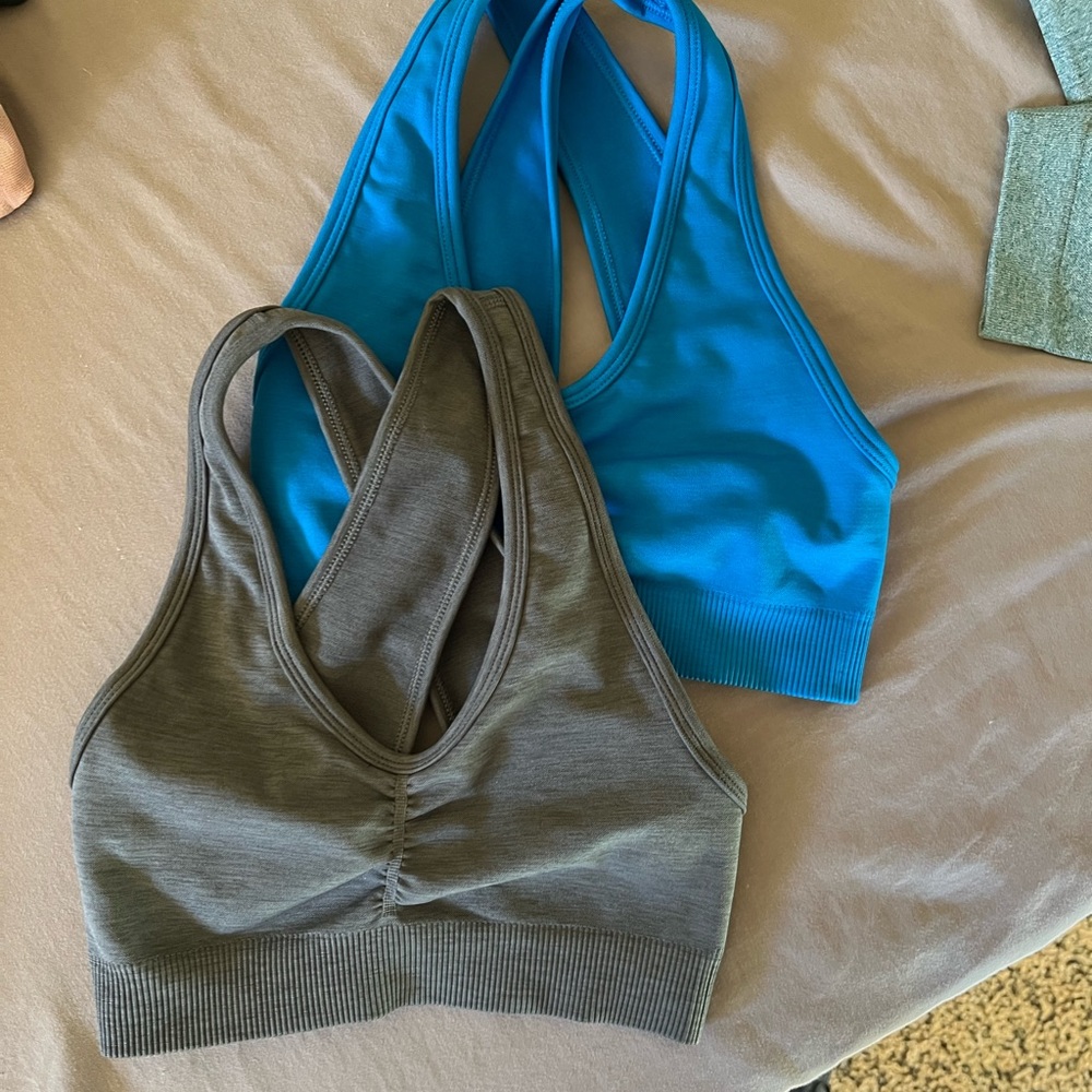 Two alphalete amplify bras